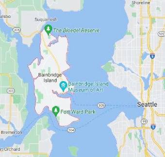 bainbridge map